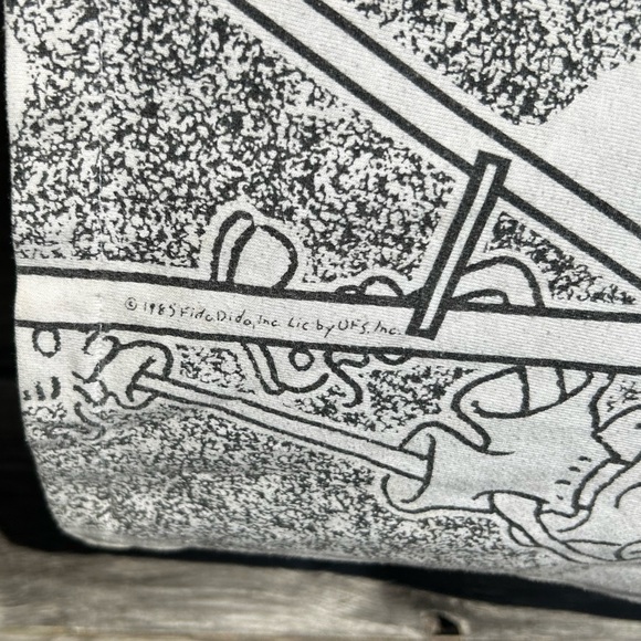 7-UP Fido Dido 80s Mascot Rare All Over Print Graphic Tee Large - Picture 5 of 8